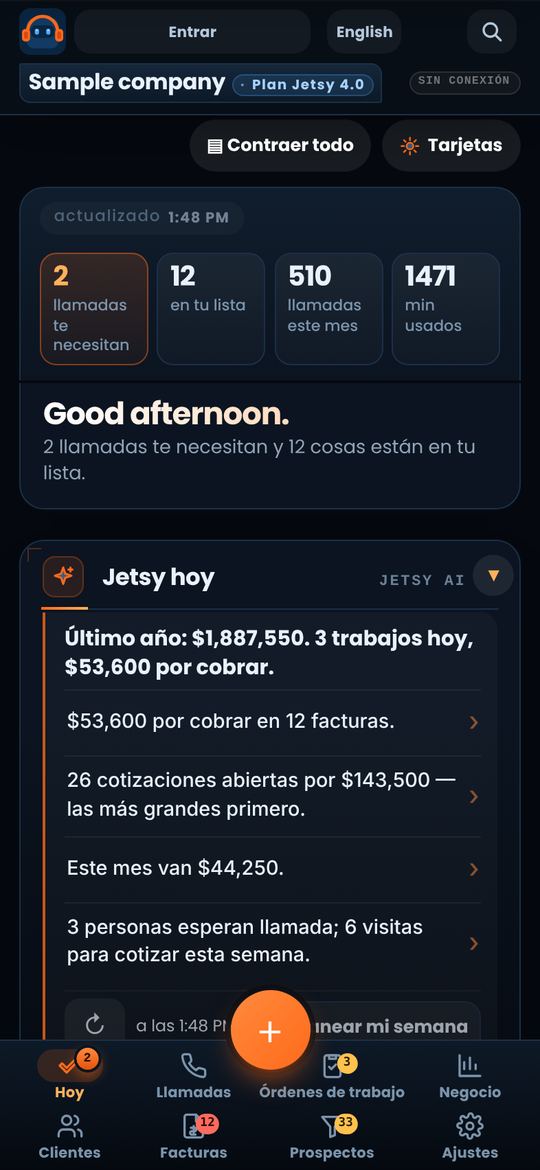 La pantalla Hoy